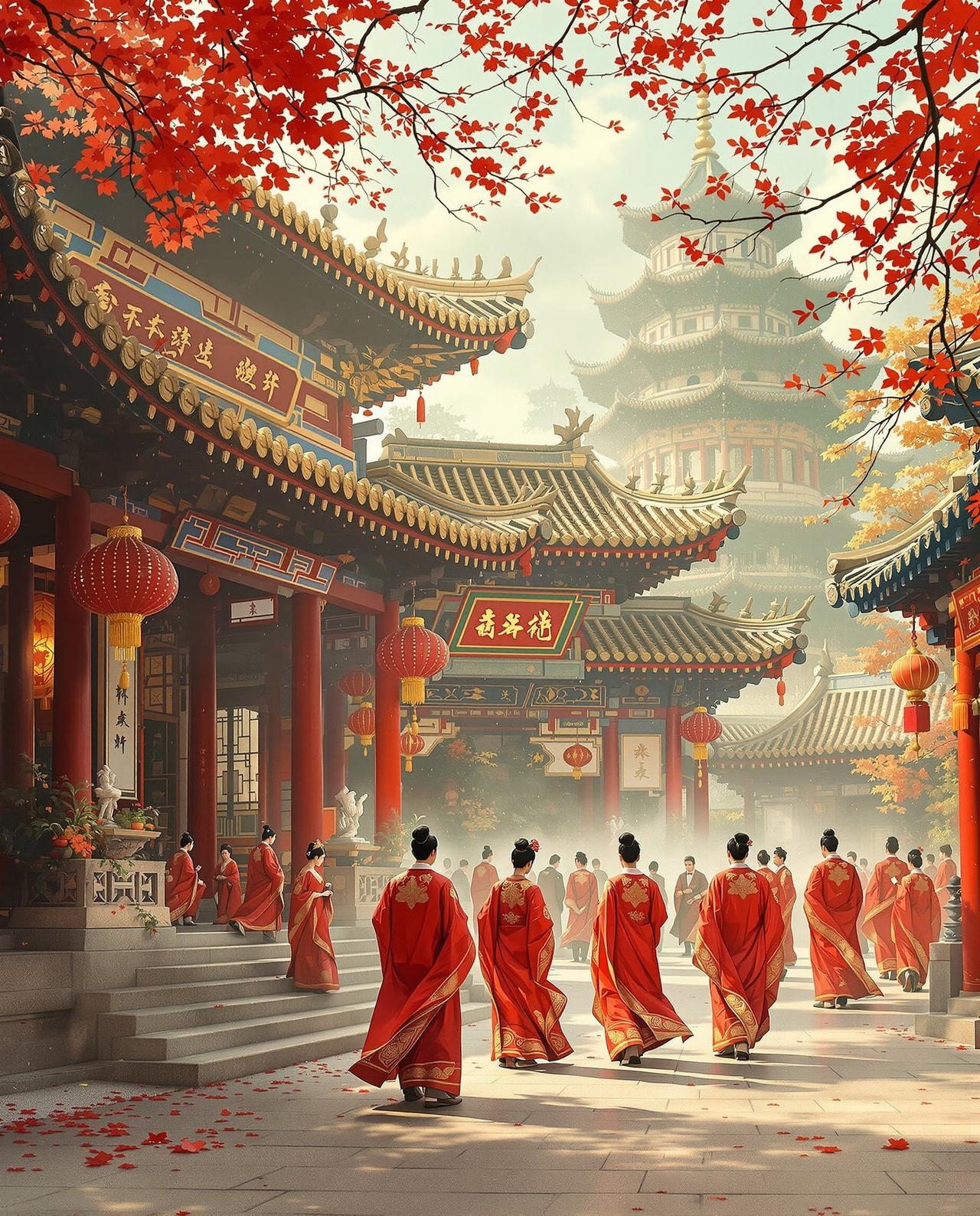 古装剧组现场路透